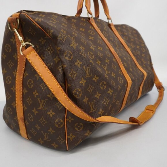 LOUIS VUITTON Monogram Keepall Bandouliere 60 M41412 Brown Bag - Picture 2 of 16